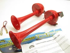 Wolo 200 Twin Power Electric Horn Kit: Low & High Note, 115 Db SUPER LOUD HORNS