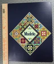 16x12 Modelo Especial Mexican Metal Bar Sign Beer Talavera Cinco De Mayo