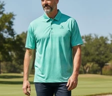 NIKE GOLF CHAMBERS BAY 2015 US OPEN Dri Fit Polo Large Embroidered Logo