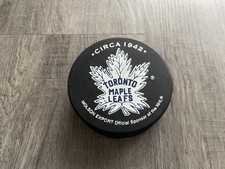 Toronto Maple Leafs Hockey Puck – Hockey Hall of Fame Museum Souvenir – Vintage