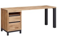 Schreibtisch Wildeiche 180X55X76 Natur GeöLt Villanders #141