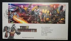 GB stamps QEII Transformers FDC miniature sheet 2022 SG MS4708