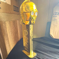 Star Wars C-3PO Giant Gold PEZ Candy Roll Dispenser with Light-Up Eyes