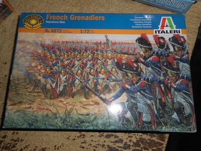 Italeri Napoleonic Wars French Grenadiers Soldiers in Box 1/72 #6072