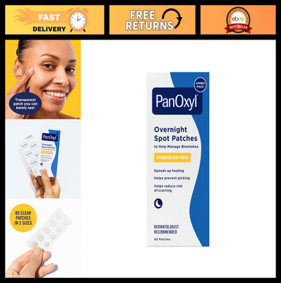 Overnight Acne Spot Patches - Hydrocolloid Healing Technology, Fragrance-Free, 8