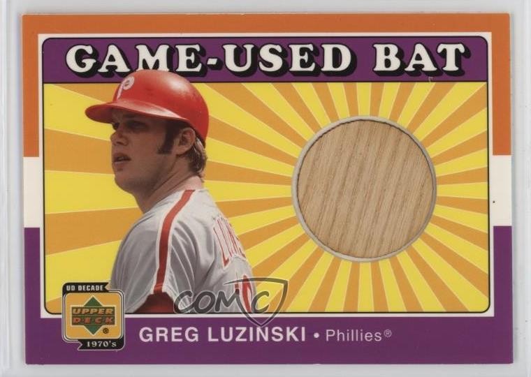 2001 Upper Deck Decade 1970's Game-Used Bats Greg Luzinski #B-GL tw0
