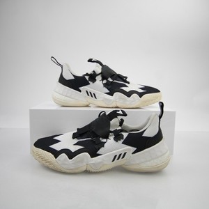adidas Trae Young Basketball Shoe Men's White/Black Used