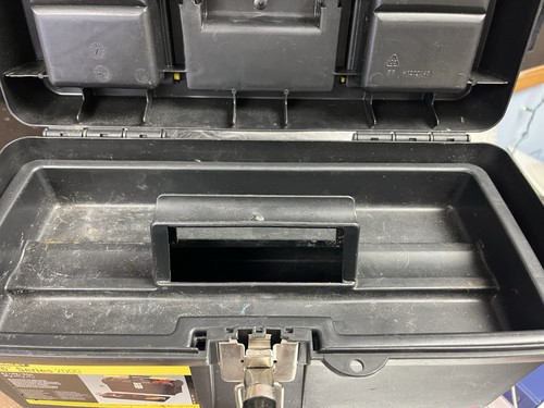 Stanley 16” Series 2000 Toolbox With Tray & 2 Top Compartments Was Used As A Toy - 第 6/6 張圖片