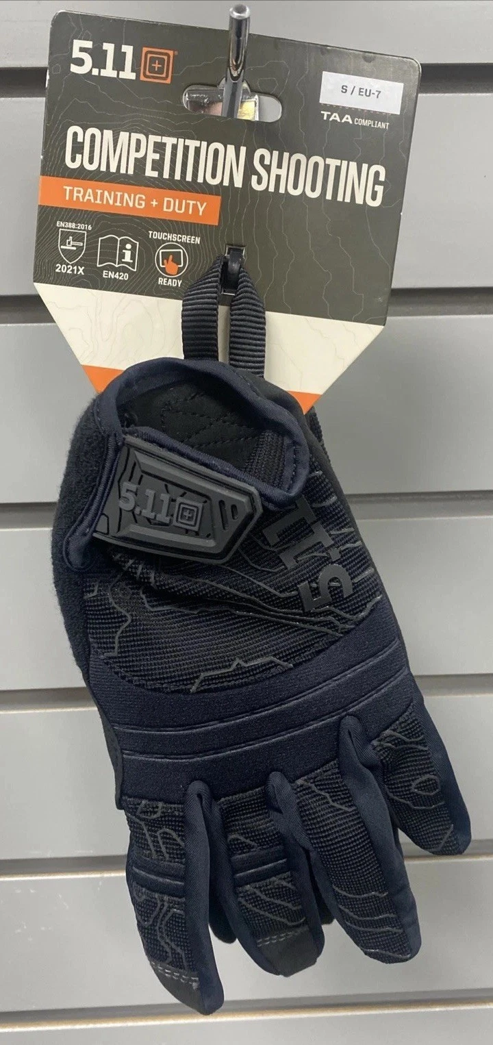 5.11 Size Small Black Competition Gloves Training And Shooting 59372