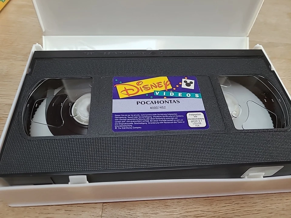 Walt  Disney Video Originale Cassette Pocahontas Eine Indianische Legende  (2) - Bild 3 von 3