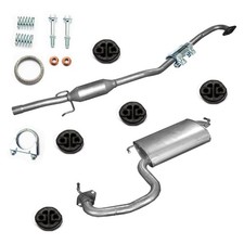 Komplett Auspuff ESD MSD für Toyota Avensis T25  2.0 147PS + Montageware