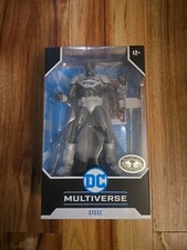 McFarlane DC Multiverse Reign of the Supermen Platinum Steel Action Figure New