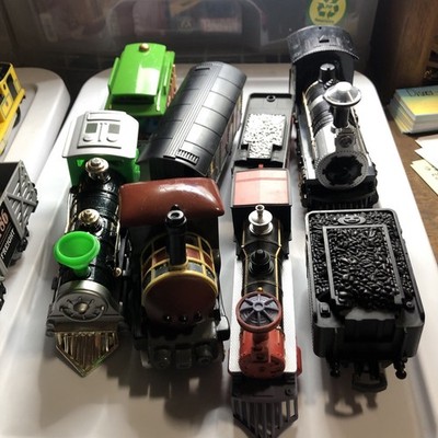 Huge 22  lot of TRAINS  tank engine /engines and other TRAINS DIFFERENT SIZES
