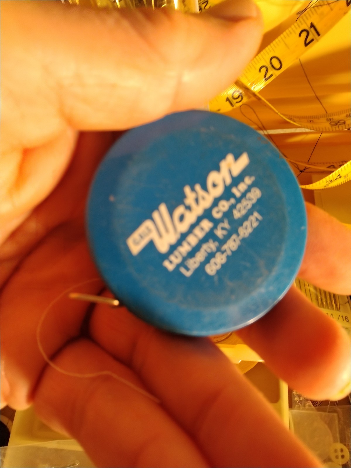 Wilson Wil-Hold  Lg. 14" x 9 x 8.5 "Sewing Box USA With 2 Trays & Accessories