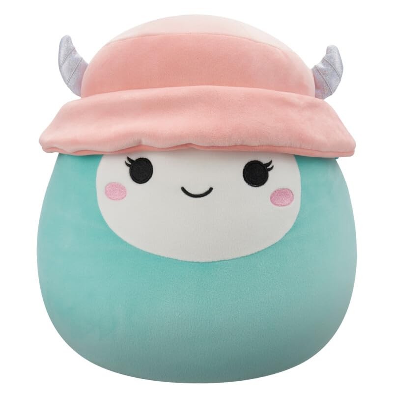 Squishmallows Original 12-Inch Yollie the Mint Yeti with Bucket Hat 7290₽