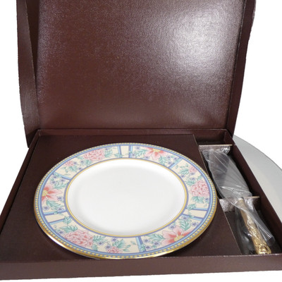 Royal Grafton Sumatra Fine Bone China 27 cm Kuchenteller passende Kuchenscheibe verpackt