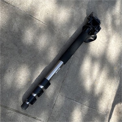 Slik Pro Pod 600 Monopod Pan/Tilt Head Flip Lock Aluminum w/Manfrotto Head