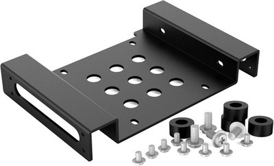 Einbaurahmen 2,5''/3,5'' auf 5,25'' für SATA/IDE HDD/SSD - Schwarz