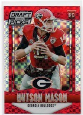 2015 Prizm Draft Picks 191 Hutson Mason Georgia    Red Power