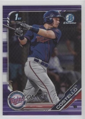 2019 Bowman Chrome Prospects Purple Refractor /250 Ryan Costello #BCP-101 y0i