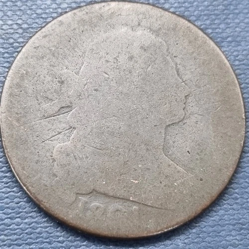Photo of a 1801-P Large Cent from an eBay listing that sold on Jul 20, 2026
