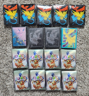 Pokemon Card Sleeve 65 ct. Hidden Fates Prismatic Evolutions Ascended x17