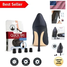 High Heel Protectors - 2 Pair Replacement Caps for Worn Stiletto Tips