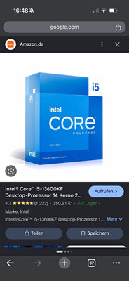Intel Core i5-13600KF 14-Core Desktop-Prozessor, 13. Gen Core i5