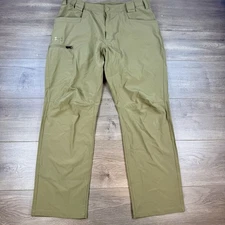 Under Armour UA Defender Pants Storm Tactical Utility Men's 36 x 30 Beige Khaki