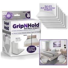 Heavy Duty Sheet Clips, Non-Slip Corners