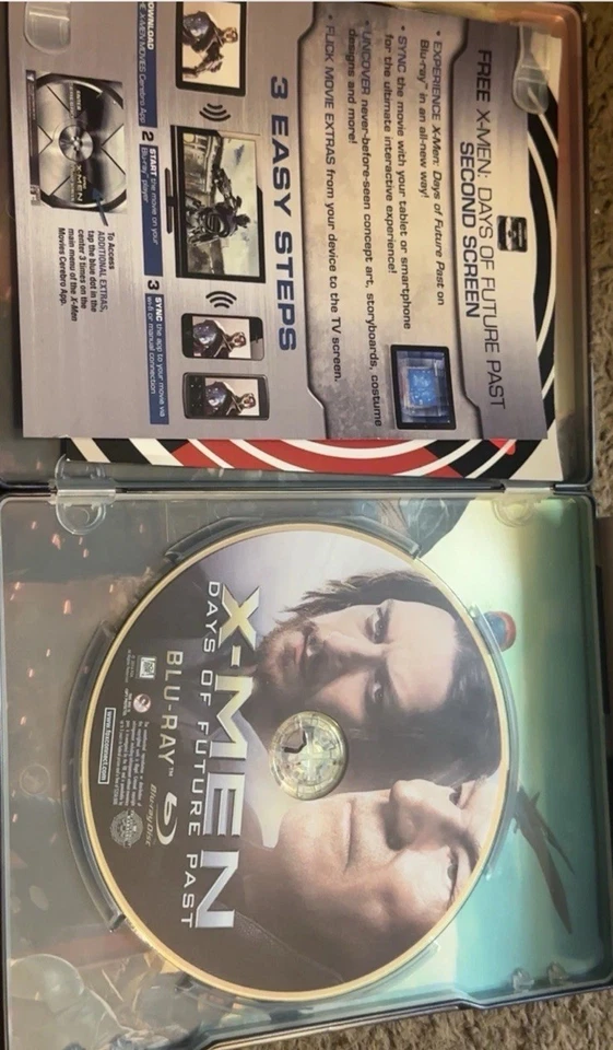 X-MEN : DAYS OF FUTURE PAST  STEELBOOK (METALPACK) + BLURAY  **READ RARE - Image 3 of 3