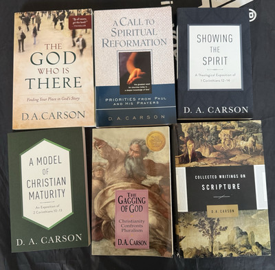 LOT of 1 HB/ 5 PB by D. A. Carson - Very Good to LIKE NEW