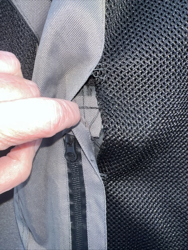 Chaqueta de motocicleta HWK Spyder para hombre pequeña malla motocross armadura acolchada Foto 3 de 4