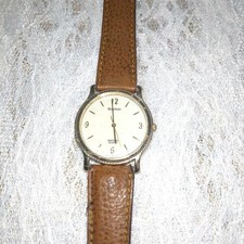 RICOH Bourbon Mens Wristwatch Timepiece Vintage Authentic Collectible