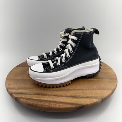 Converse Unisex Run Star Hike Canvas Platform Size 4.5 M 6 W Black/White 166800C