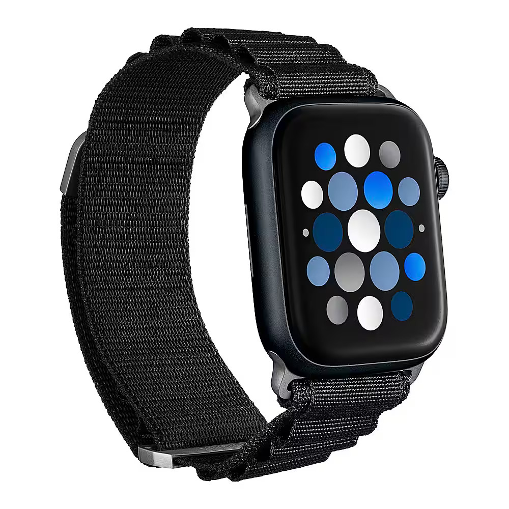 Insignia- Rugged Nylon Band for Apple Watch 42mm, 44mm, 45mm, 46mm