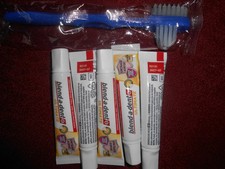 5 x blend a dent Professional Haftcreme Reisegrösse Probiergröße 10g Mini Neu 7