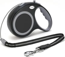 30FT Retractable Dog Leash Heavy Duty for Large Dogs 77lbs