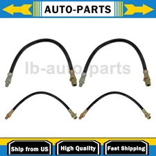 Front Rear Brake Hose 4x For Ford 1/2 Ton Pickup 2.2L 1939-1940