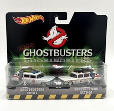 Hot Wheels Classic Ghostbusters 2 Pack Ecto-1 Ecto-1A DVG08 2016
