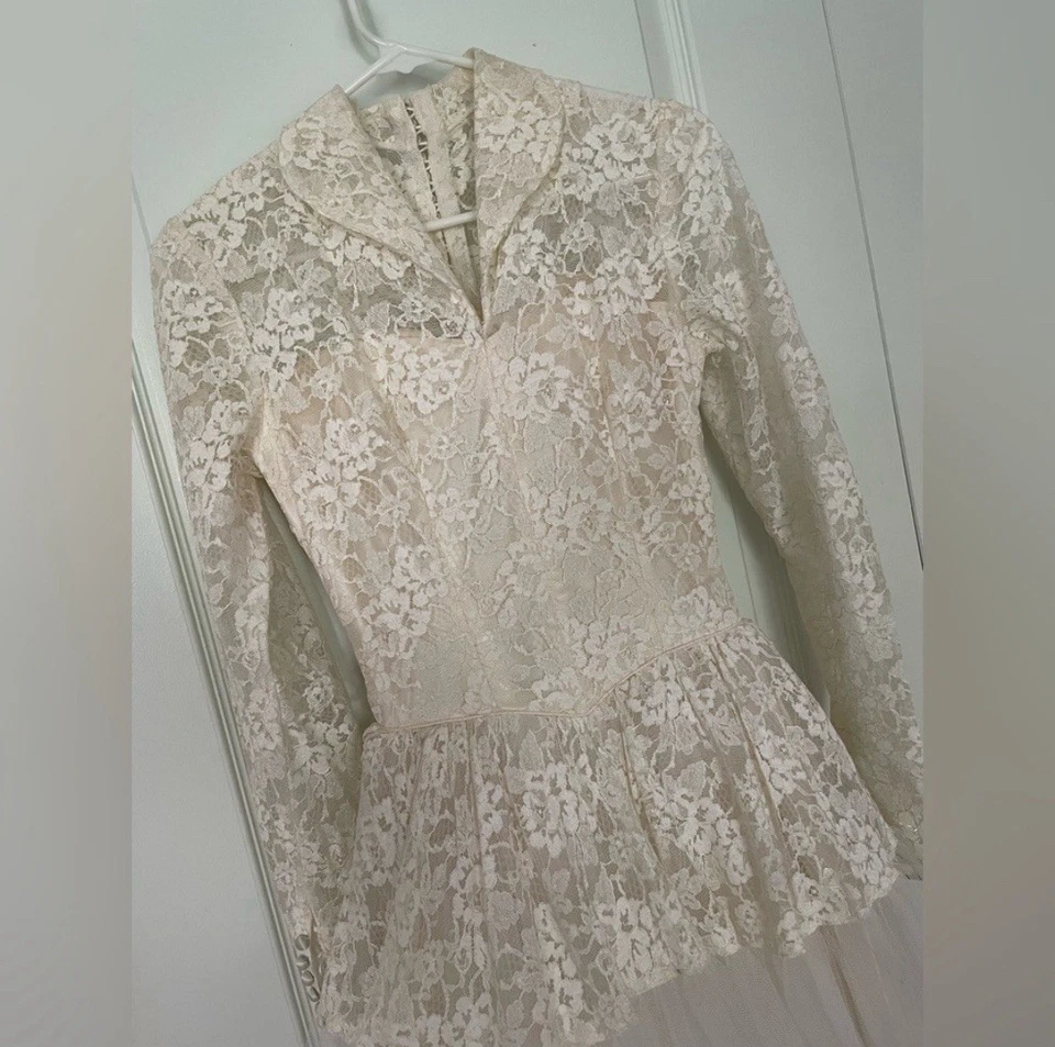 Vestido de novia vintage de tul New Look años 50 - Excelente estado Foto 4 de 4