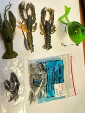 rubber baits frog, crawfish worm weights