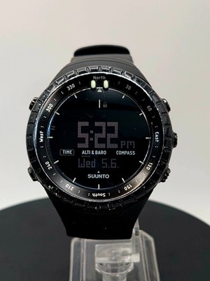 SUUNTO Core All Black, Digital quartz watch. Good working condition NEW BATTERY.