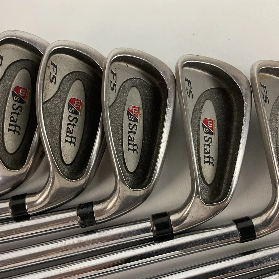 Wilson Staff FS Fat Shaft Iron Set Steel Shaft RH 3,4,5,6,8,9,PW And G Wedge - Image 3 of 4