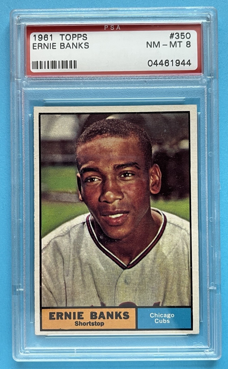 1961 Topps - Ernie Banks #350 PSA 8