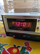 Orologio Vintage Zenith R472 Radio Circolo Suono AM/FM Stato Solido Testato Funzionante