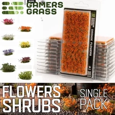 Gamers Grass: SHRUBS & FLOWERS - Basing & Diorama Flower or Shrub - Full Range