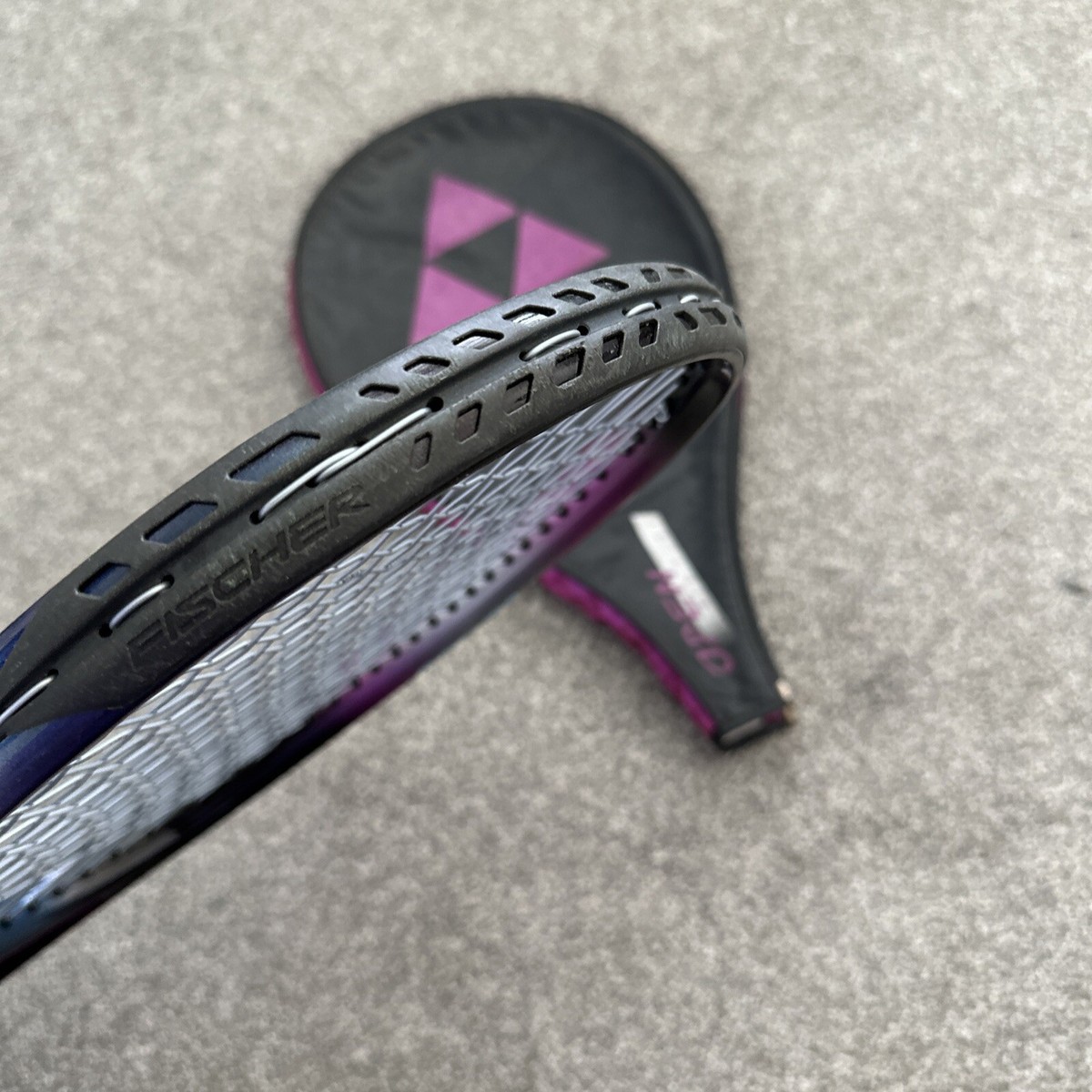 Fischer Open Mid Plus 98 Graphite Tennis Racket Rare | eBay