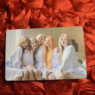 (G)I-DLE LOVE Edition Celeb K-POP Girl Photo Card Group White Rob Besties