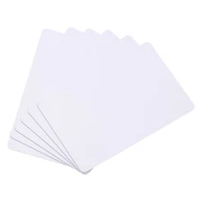 10 Pack 15 Mil Graphic Quality White Blank PVC Card for ID Badge Printer